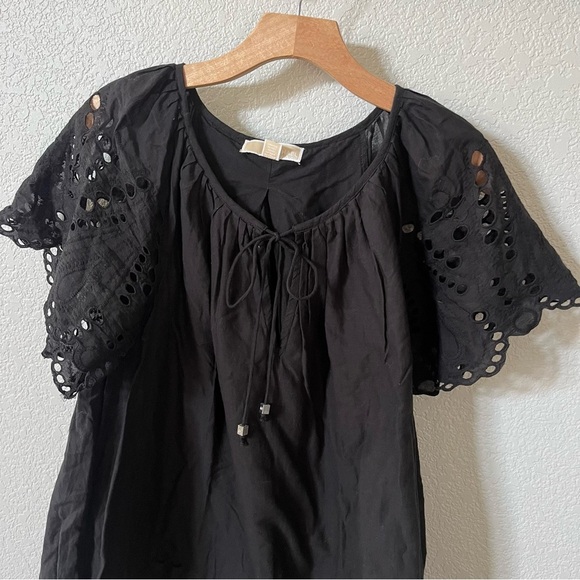 MICHAEL Michael Kors Black Eyelet Flowy Sundress or Swimsuit Coverup – Size M - Picture 3 of 10